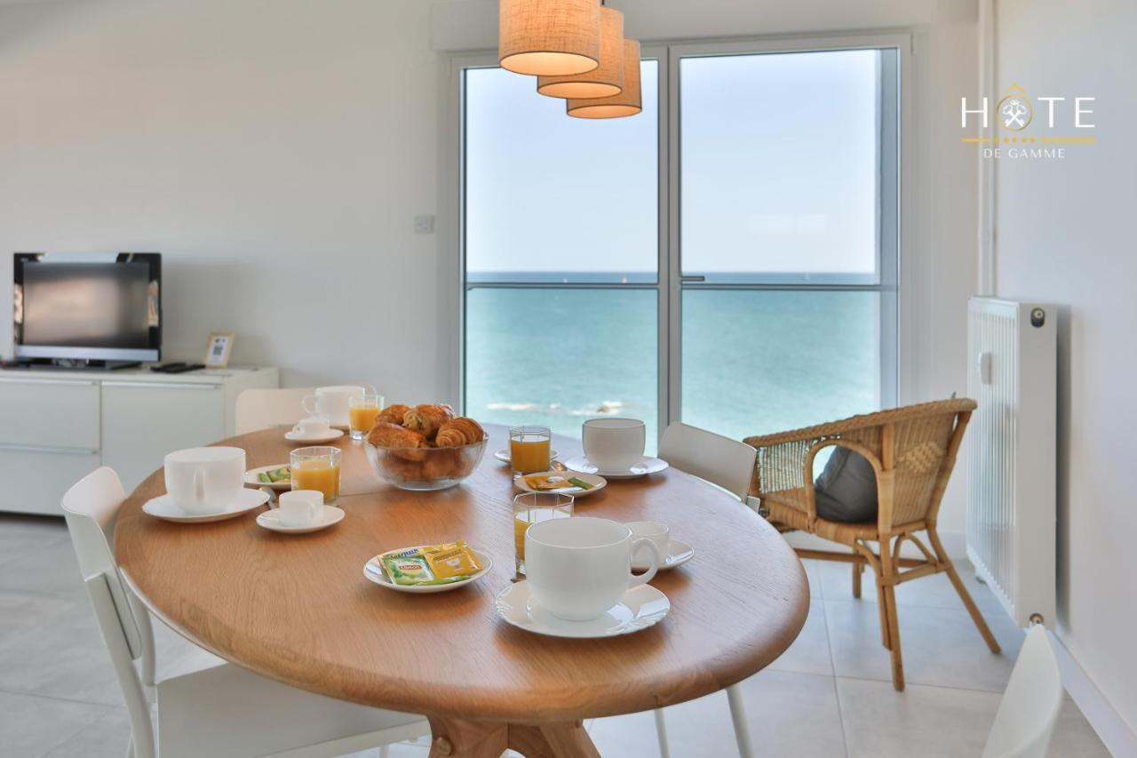 Appartement De Caractere, Superbe Vue Mer 280° La Chaume エクステリア 写真