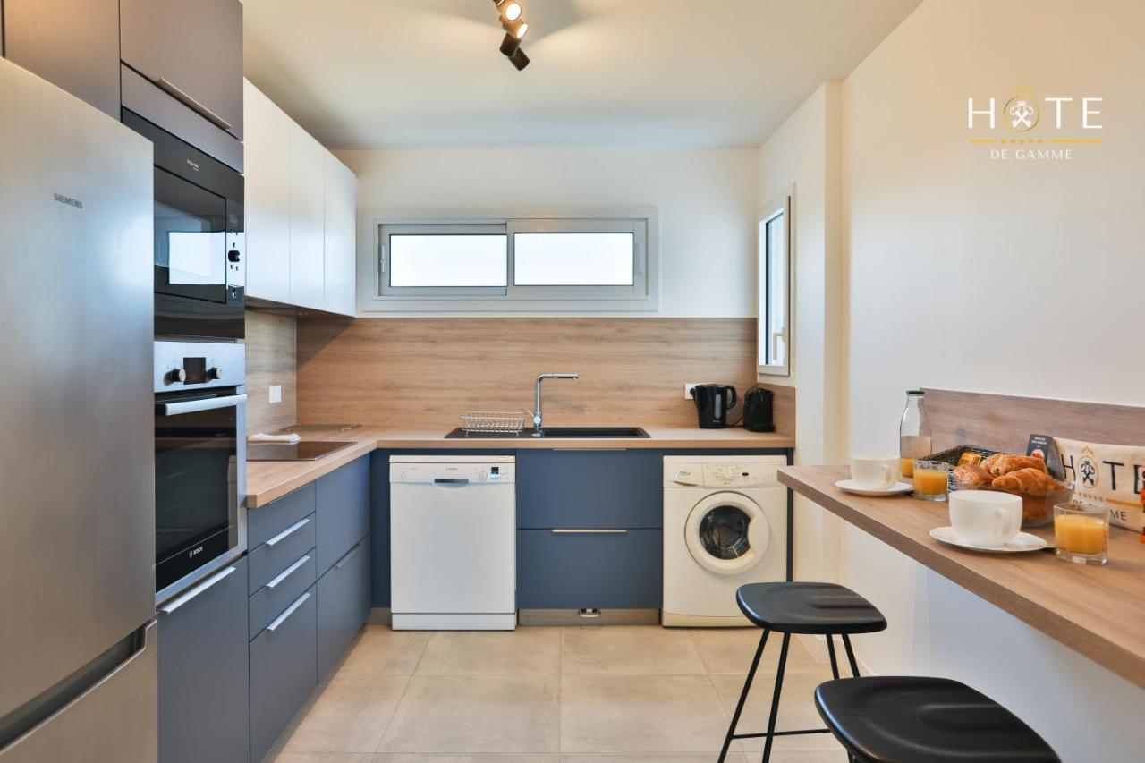 Appartement De Caractere, Superbe Vue Mer 280° La Chaume エクステリア 写真